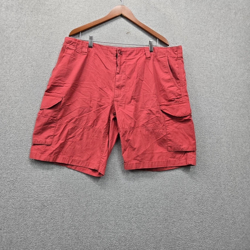 Polo Ralph Lauren Men Shorts 40 Red Cargo Utility Canvas Classic Fit 10" Inseam